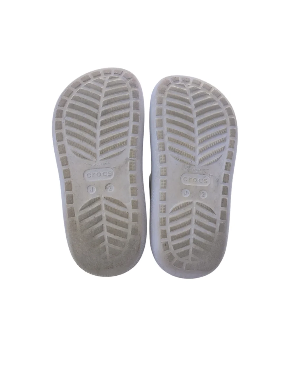 CROCS Kids Leopard Print Slip-On Clogs in Lavender and Black